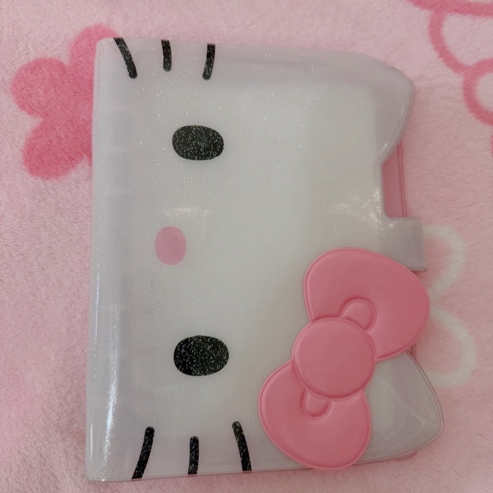 Sanrio Hello Kitty Binder I Love Hello Kitty Glitter